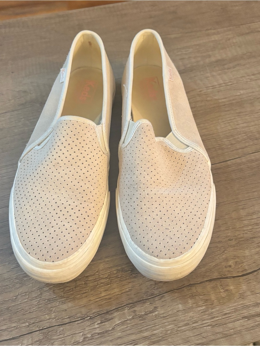 Ked’s Women’s Double Decker Perforated Slip-On Sneakers